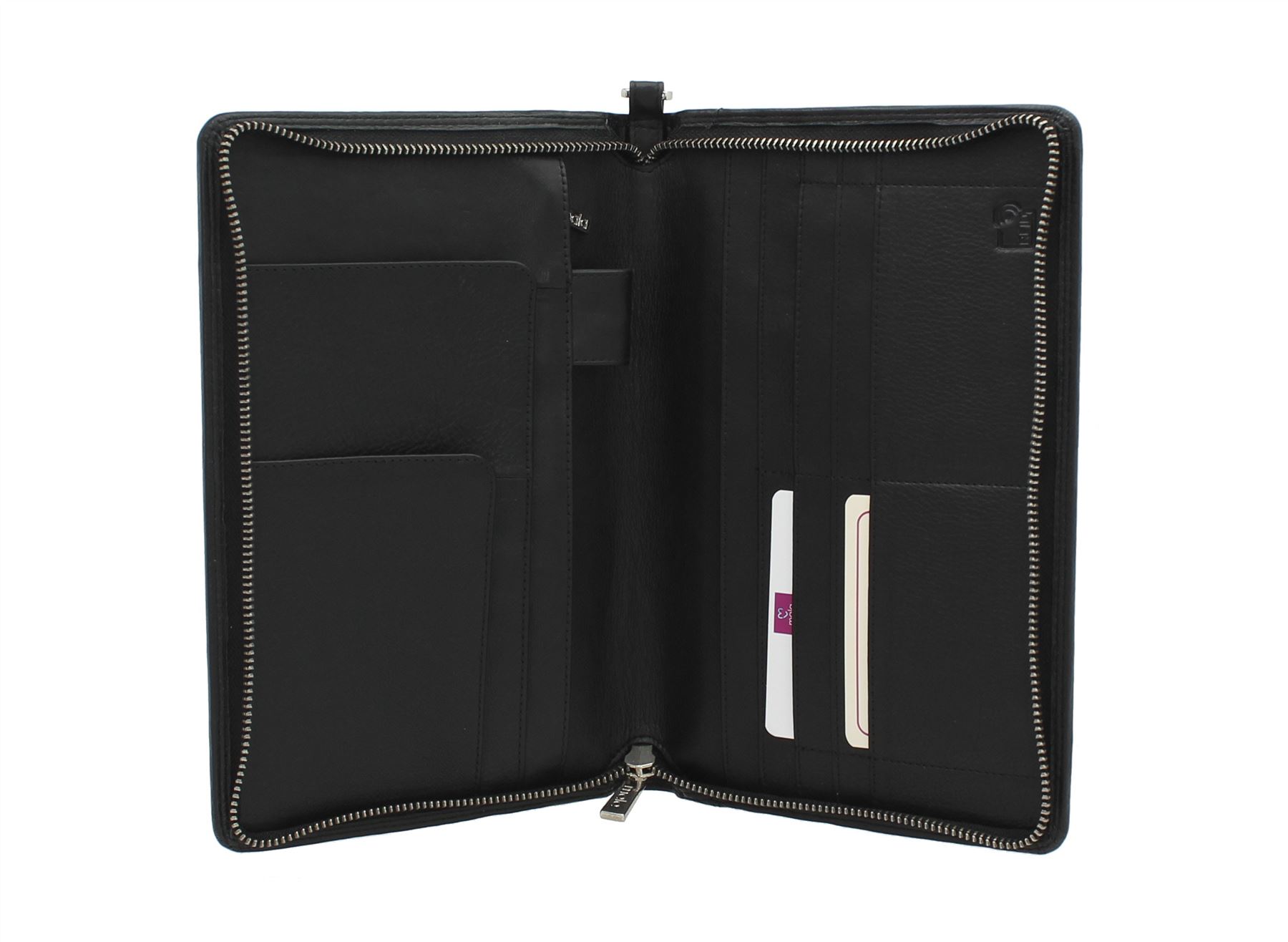 famigliaRfid Mala 14 Collection Protection per 218 Passaporto Odyssey Neronerorosaneroviola Leather Nwn0OZ8XPk