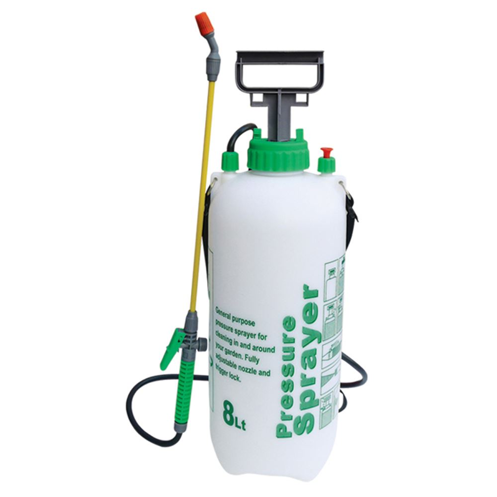 8 Litre Pressure Sprayer Knapsack Garden Spray Chemical Kill Weeds eBay