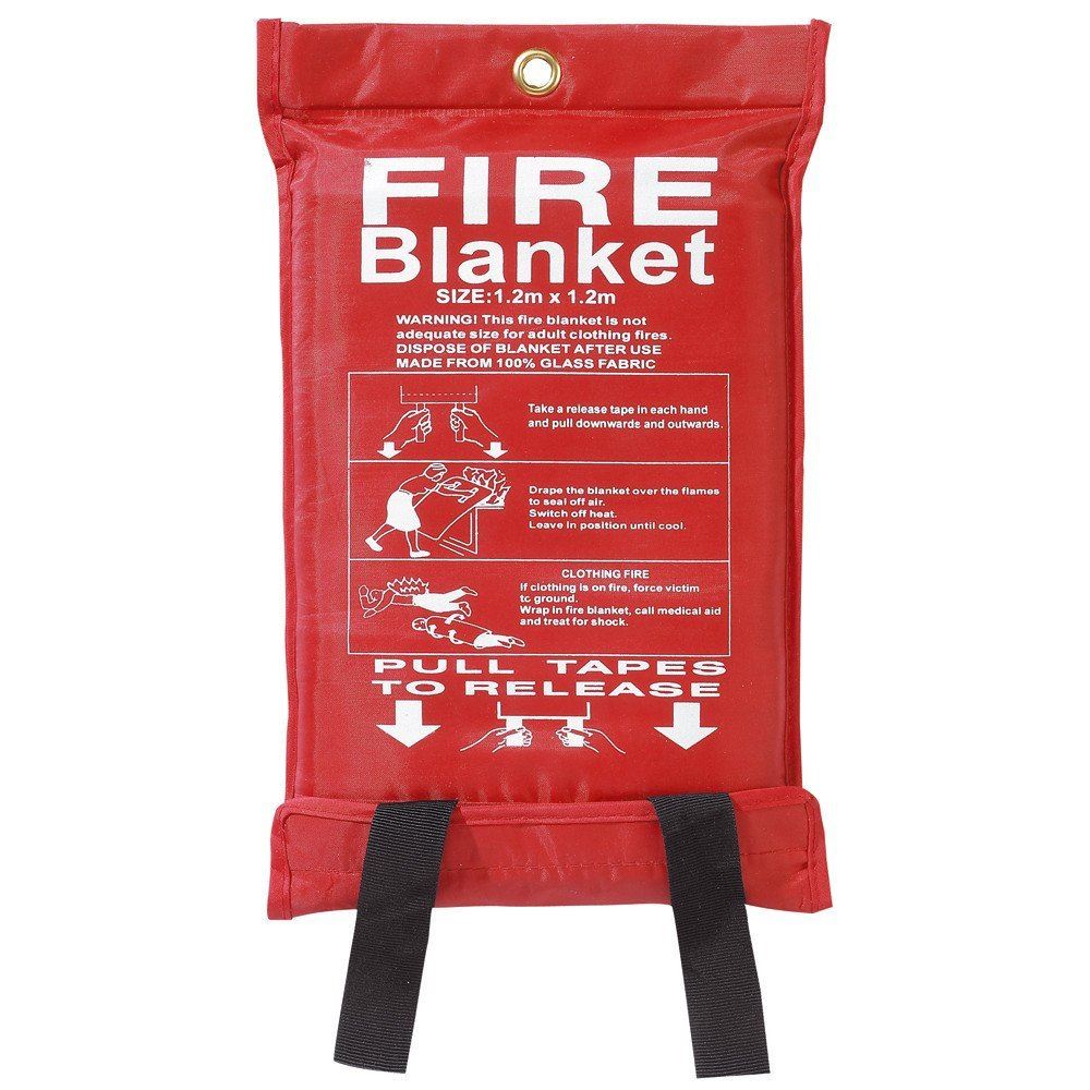 1m X 1m New Sealed Home Safety Fire Blanket Protection eBay