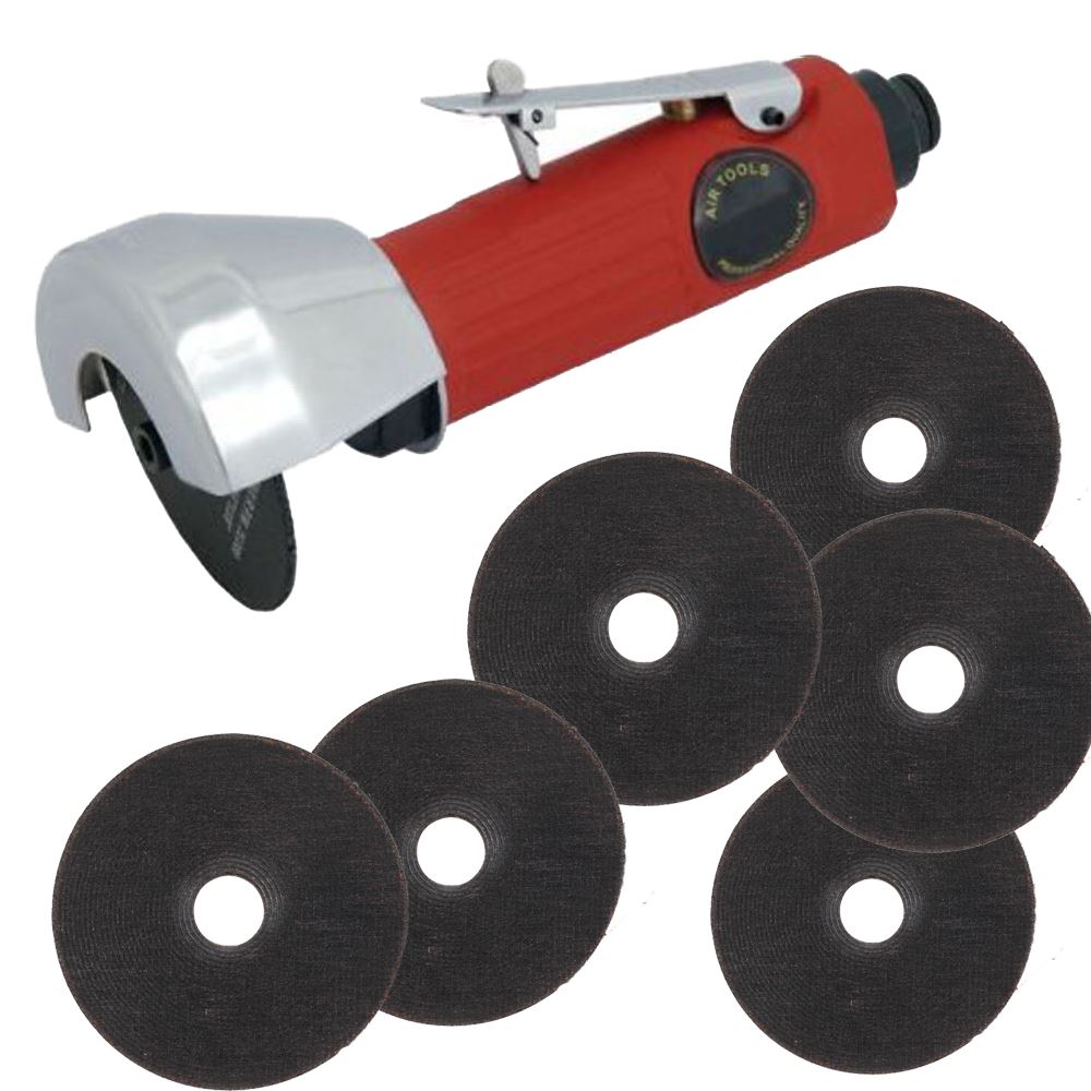 3/'/' Air Cut Off Tool Grinder Cutting Disc Straight Saw Cutter 75mm with 11 Discs