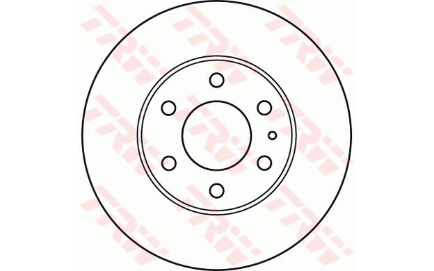 2x TRW Bremsscheibe DF4987S für IVECO