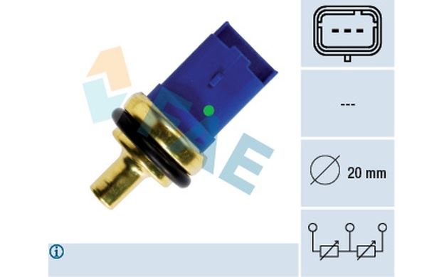 Air /& Refroidissement Fuel Parts WS1131 Sonde de Temperature
