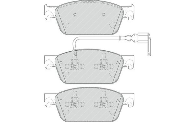 Delphi LP61 Car Brake Pads