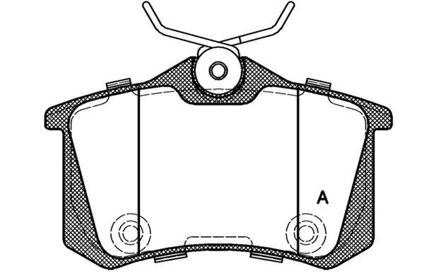 2 x Stabilus gaz vitre arrière set des deux côtés VW 3882963