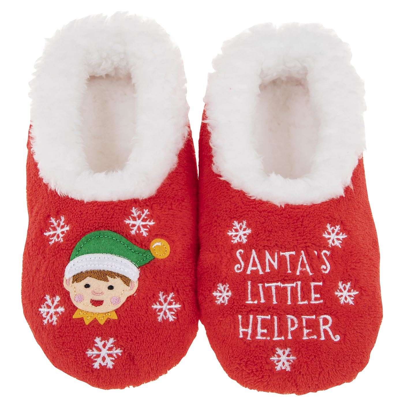 Snoozies Christmas Sherpa Fleece Slipper Pairables - Men, Ladies & Kids - Picture 4 of 7