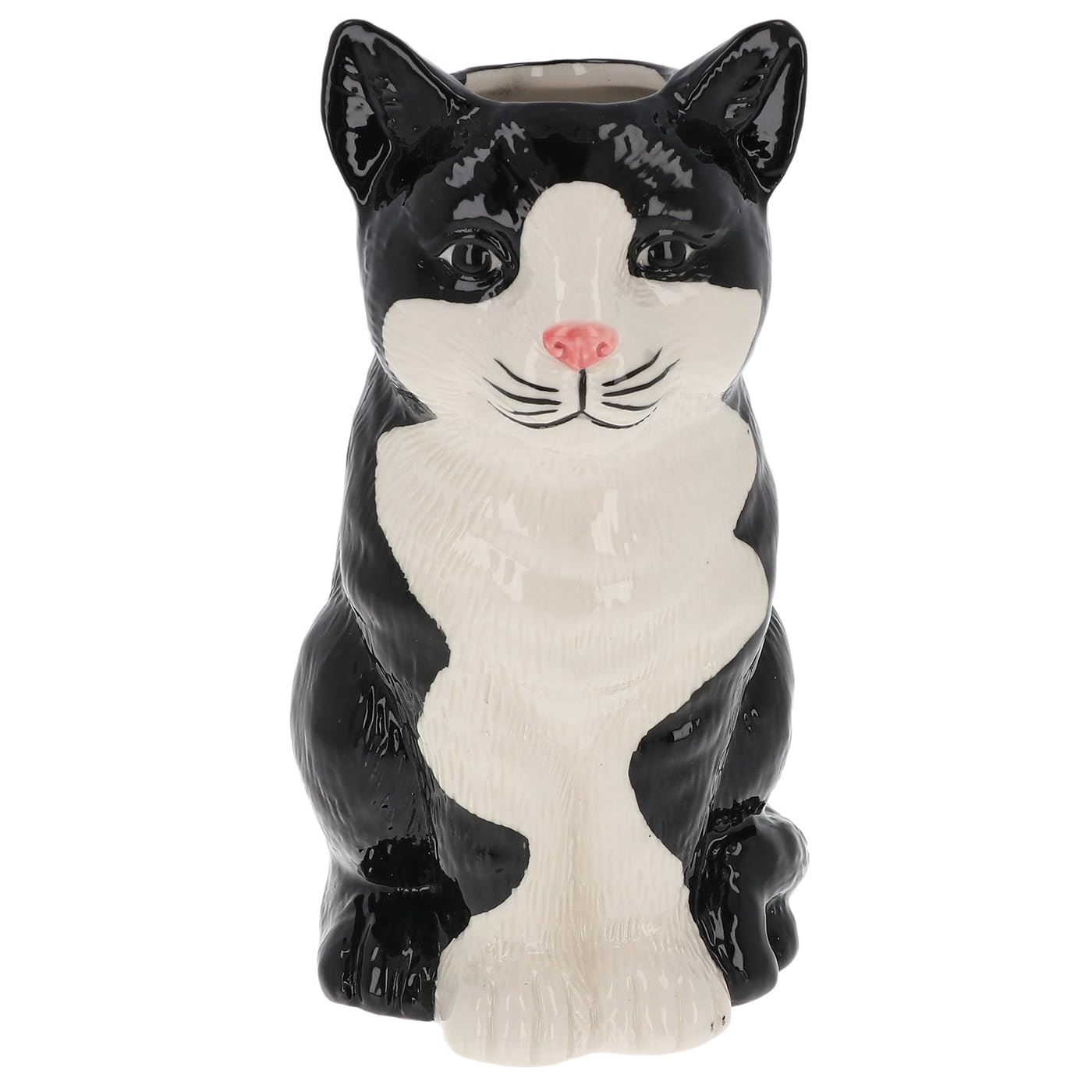 Shudehill Giftware Moggy Pots Vase Black & White or Ginger Cute Cat Plant Pot - Bild 5 von 13