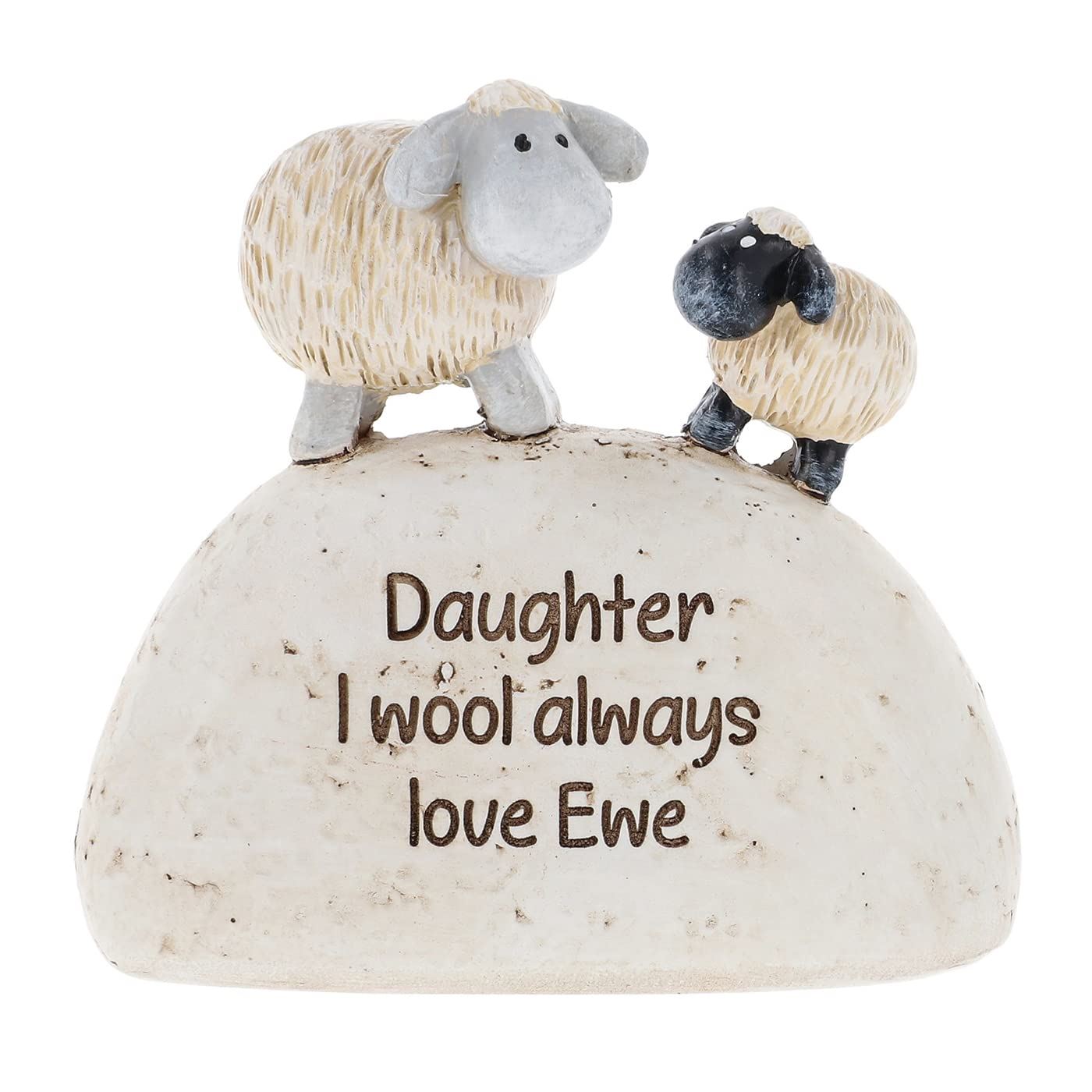 Shudehill Giftware Cute sheep resin figurines with heartfelt messages - Picture 3 of 9