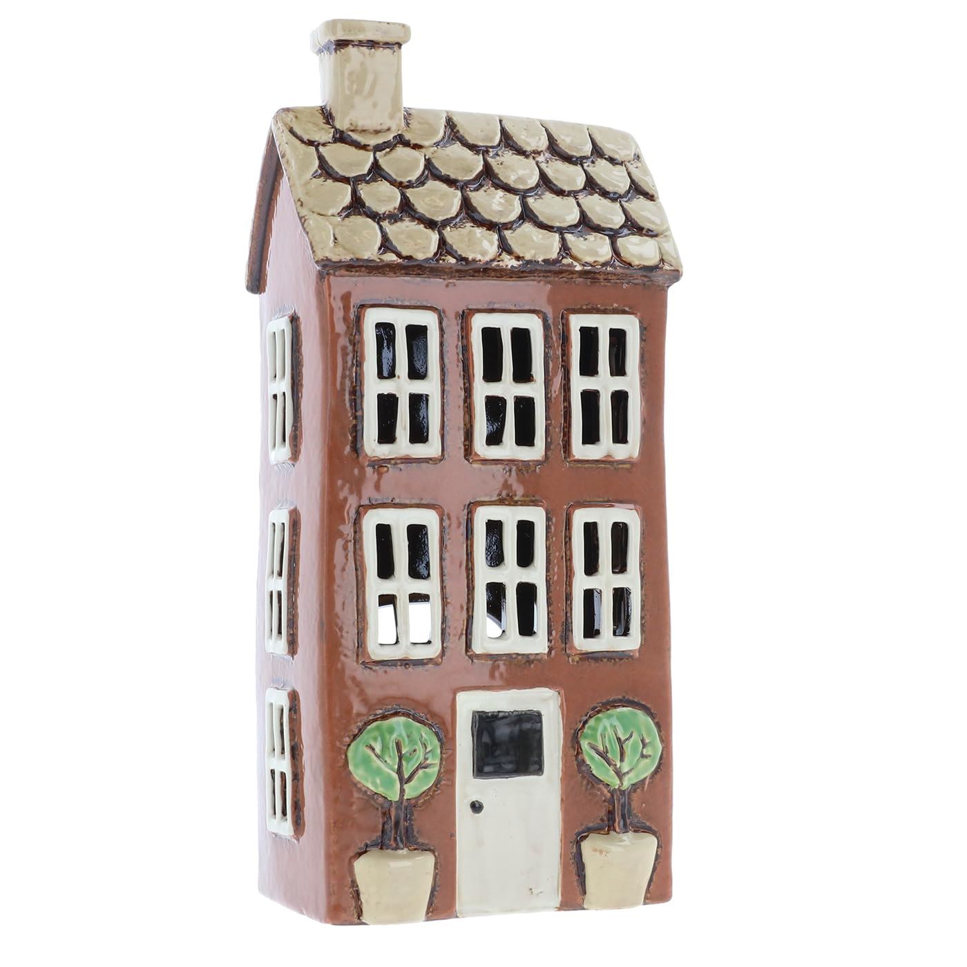 Shudehill Geschenkware Keramik Dorf Keramik Gartenhaus Teelicht Halter - Bild 4 von 4