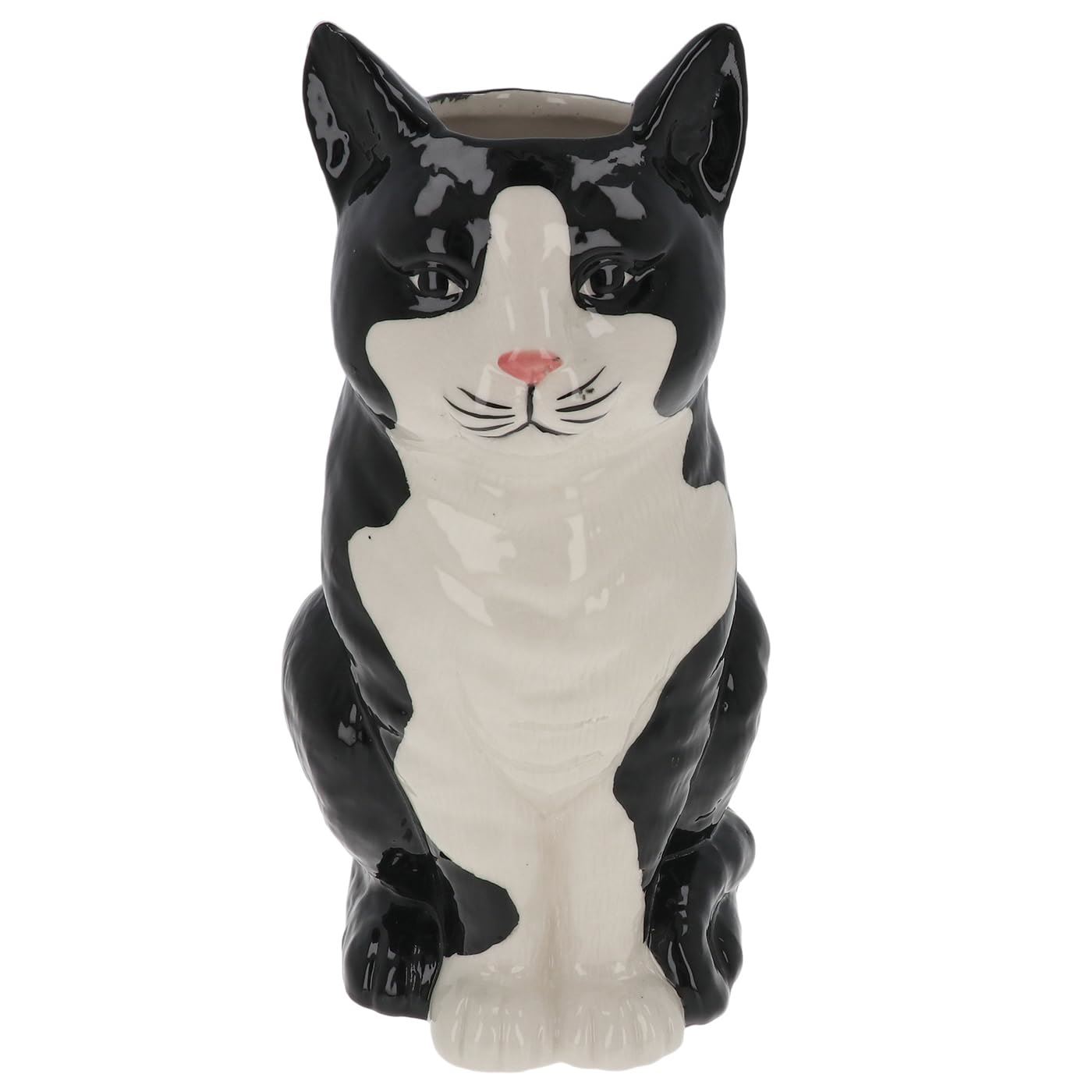 Shudehill Giftware Moggy Pots Vase Black & White or Ginger Cute Cat Plant Pot - Bild 2 von 13