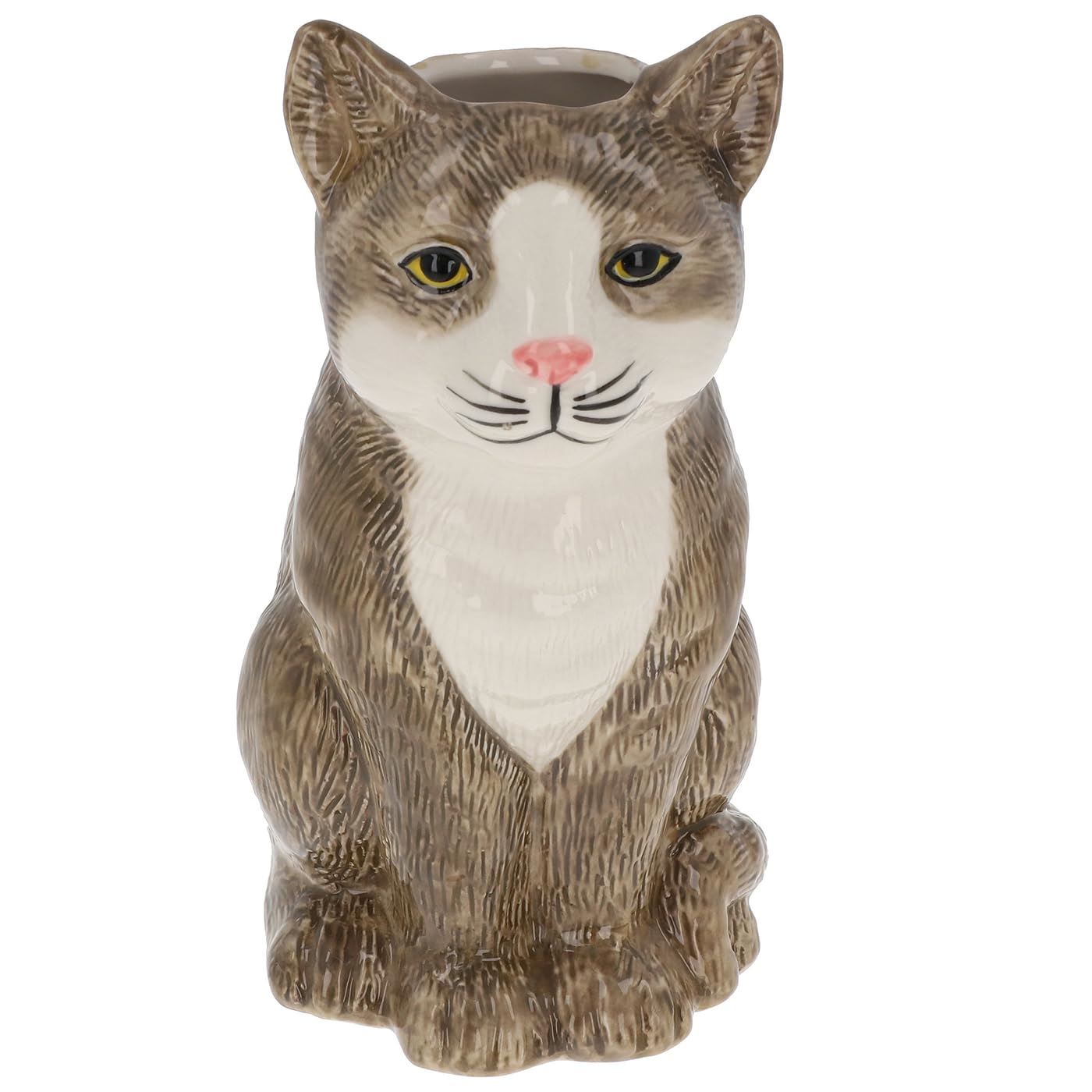 Shudehill Giftware Moggy Pots Vase Black & White or Ginger Cute Cat Plant Pot - Bild 11 von 13