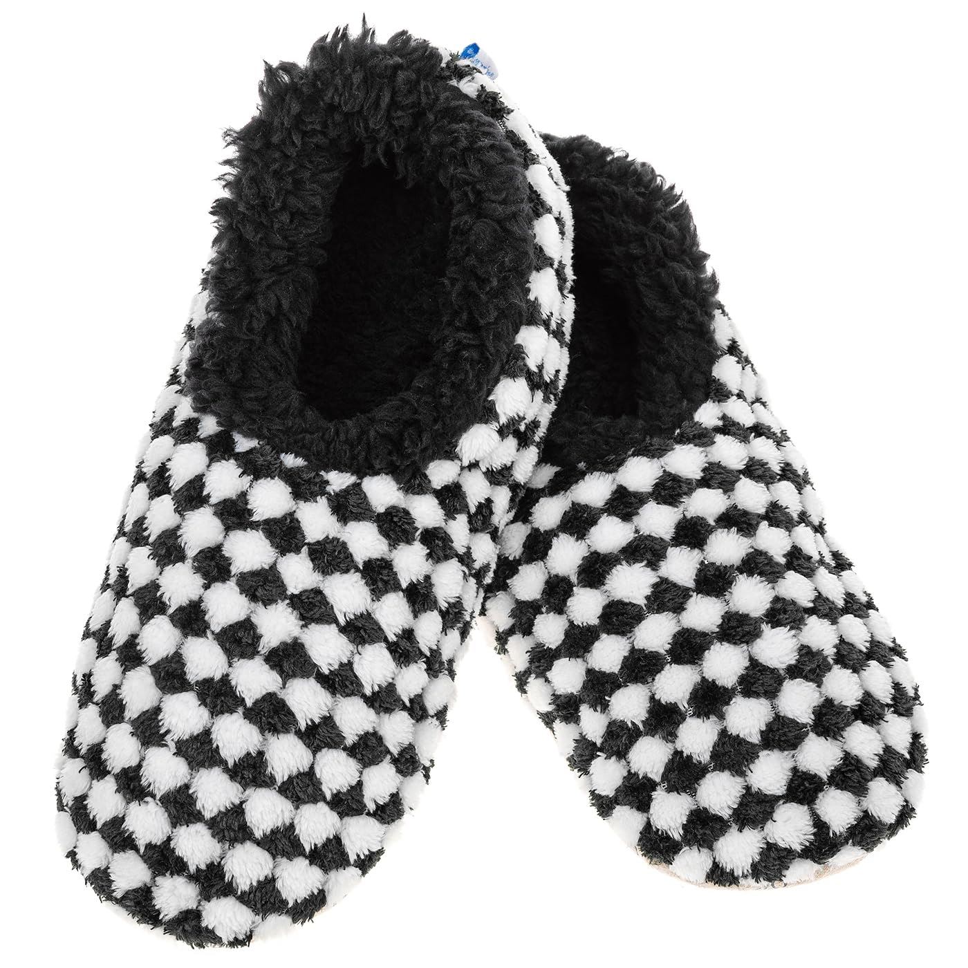 Snoozies! Harlekin superweiche Damen-Hausschuhe mit rutschfester Sohle - Bild 7 von 10