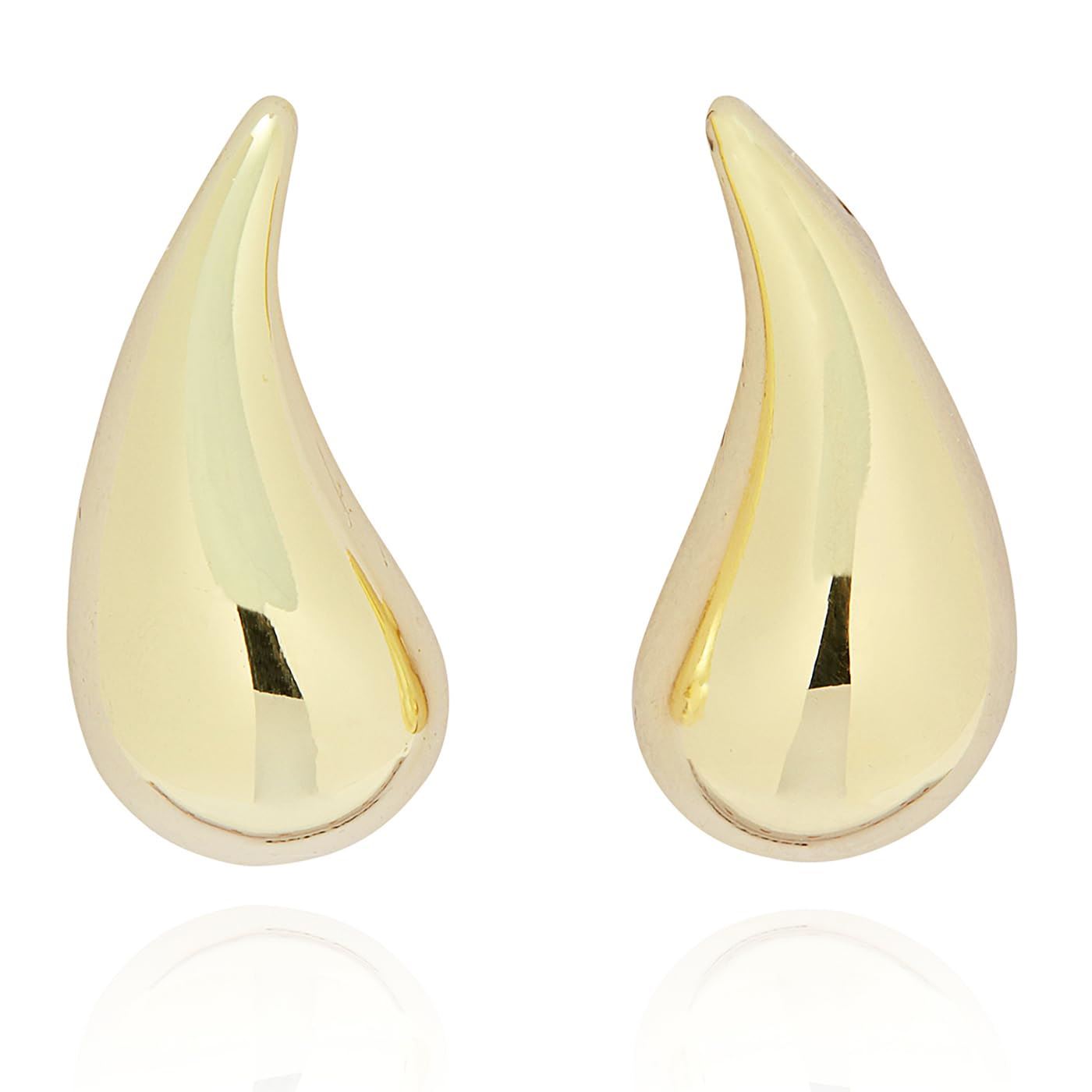 Equilibrium Raindrops Gold Plated Earrings Cluster Droplet Stud Gift