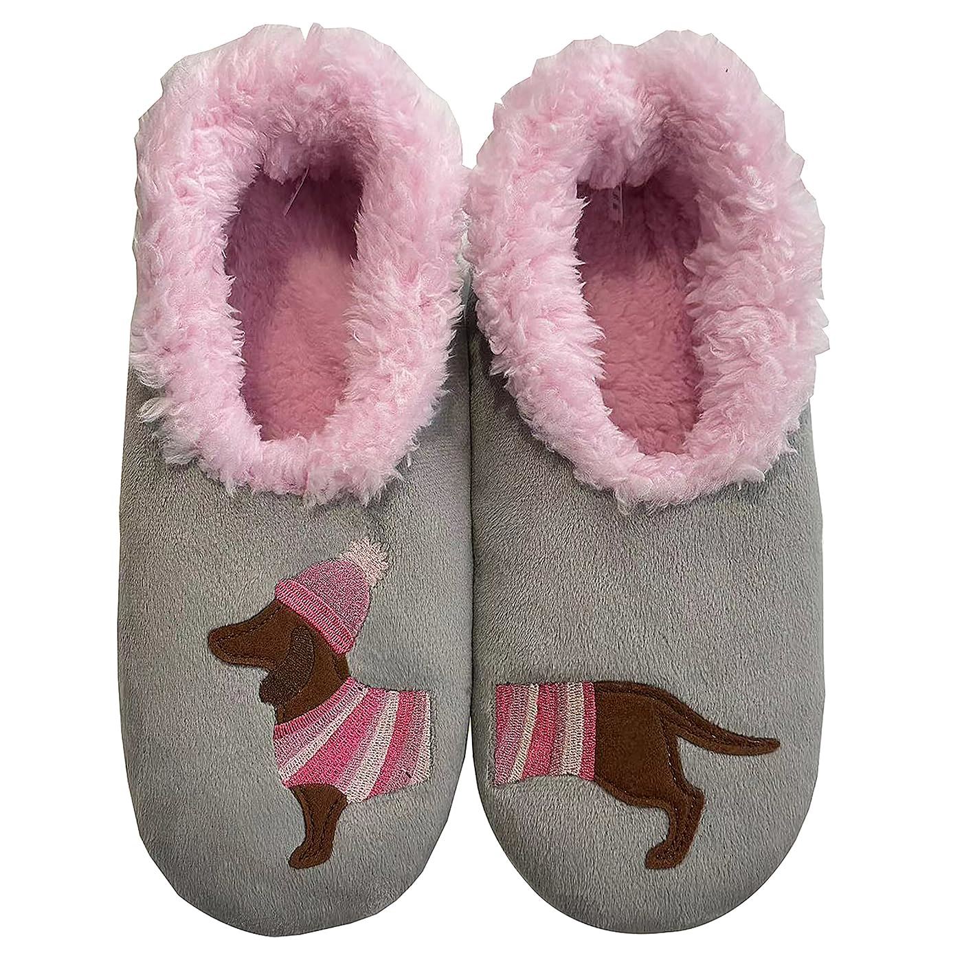 Snoozies Pairables Cats & Dogs Soft Sherpa Fleece Ladies Slippers sizes 3-9 UK - Picture 9 of 9