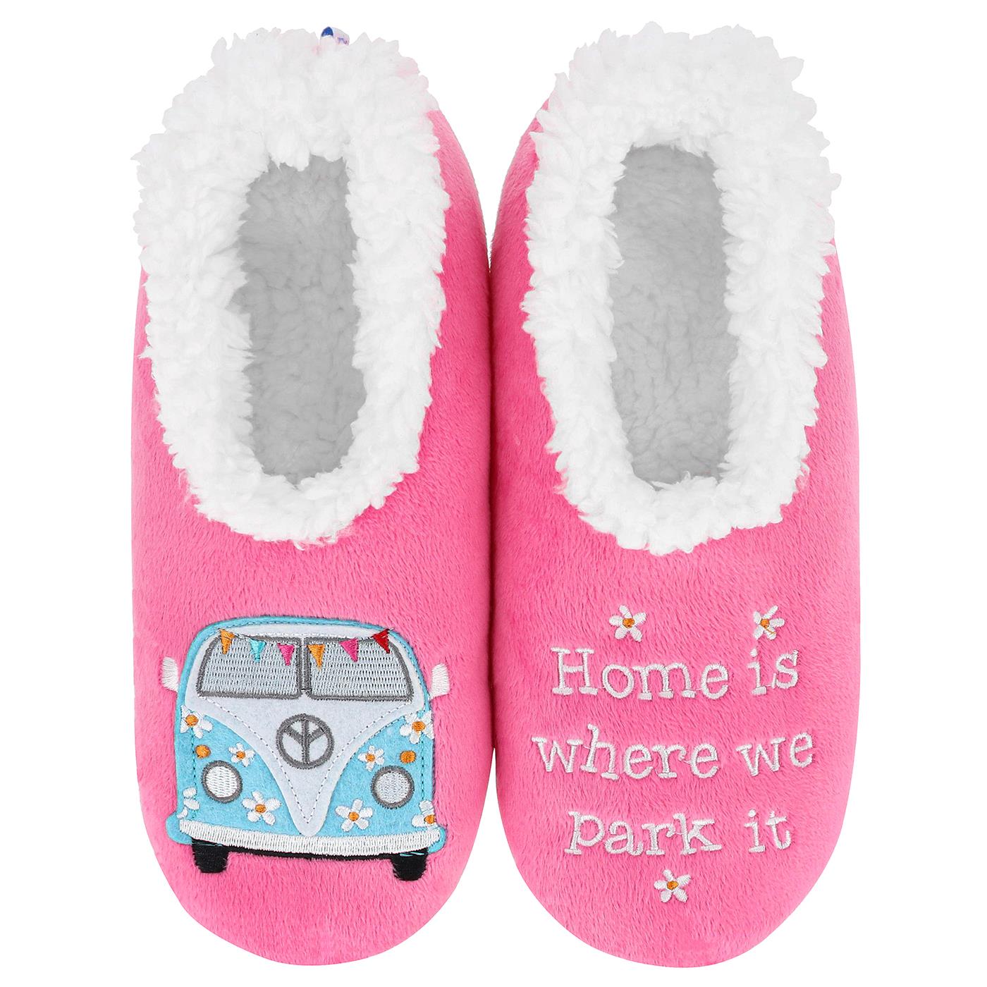 Snoozies Pairables Home Sweet Home & Park it Ladies Slippers sizes 3-9 UK - Picture 7 of 7