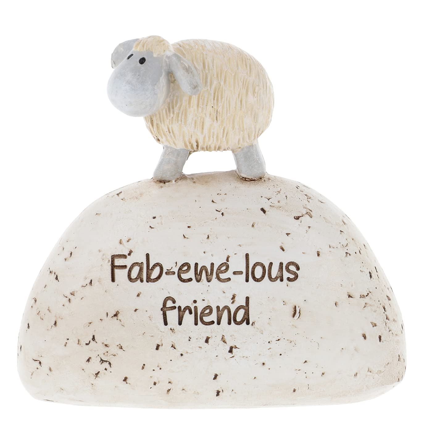 Shudehill Giftware Cute sheep resin figurines with heartfelt messages - Picture 4 of 9
