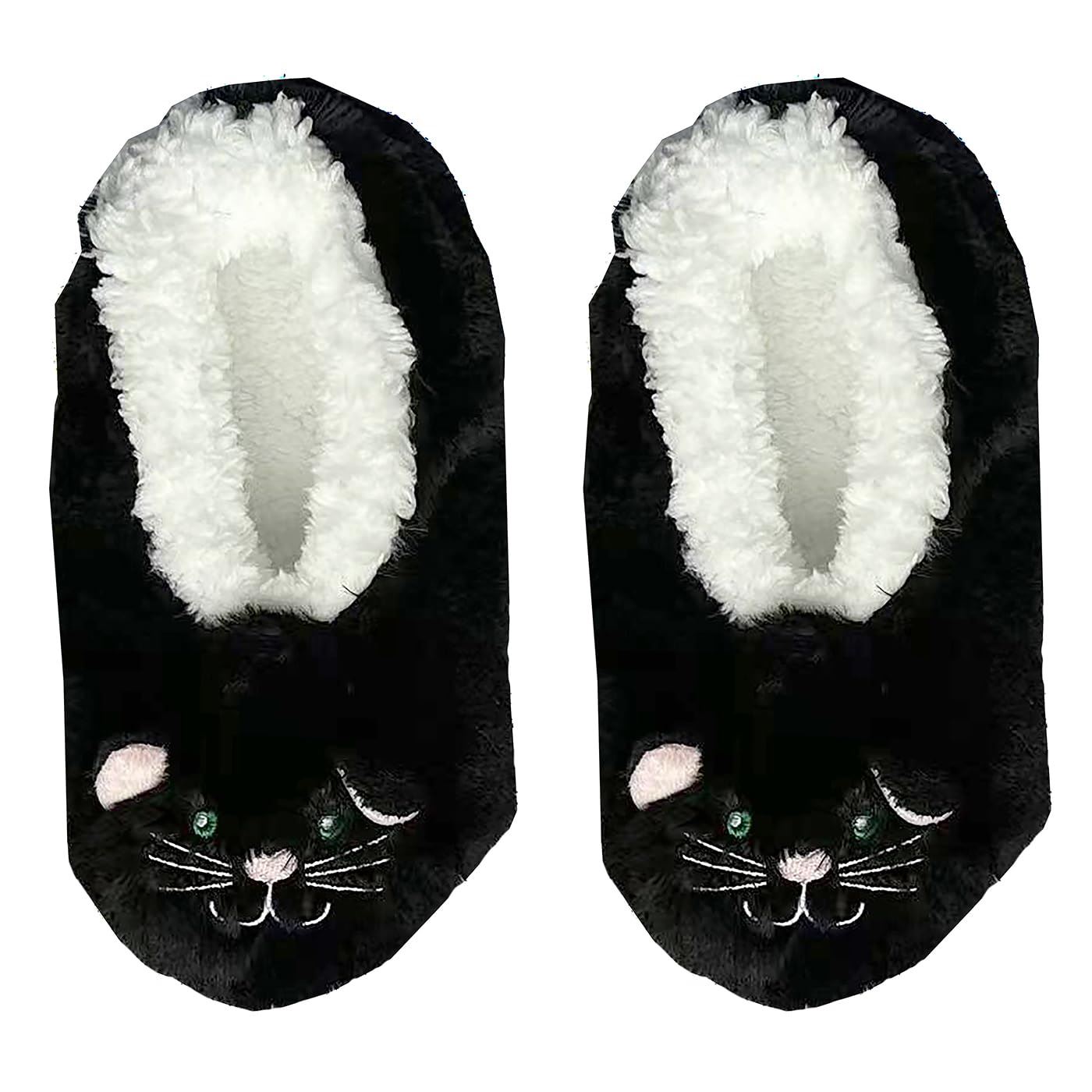 Snoozies! Sherpa Fleece Children's Slippers Non Slip Sole - Furry Foot Pals - Picture 8 of 11