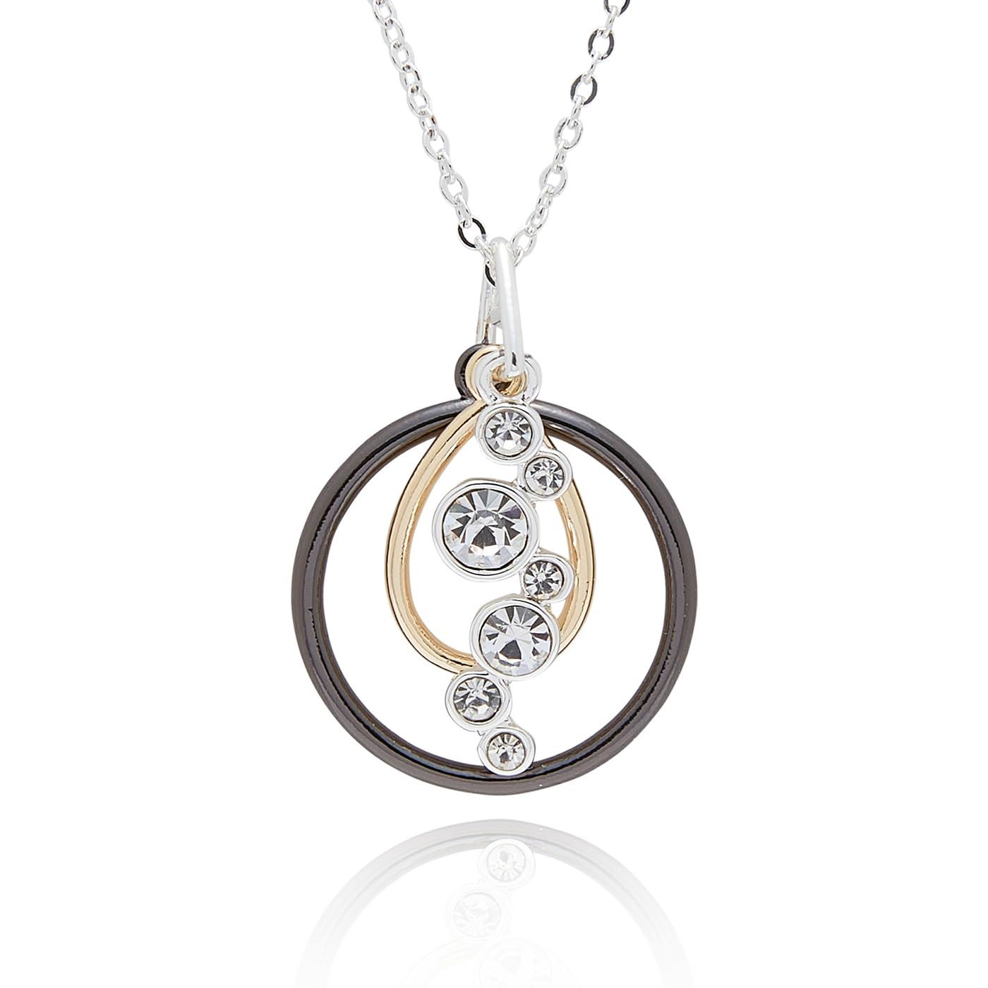 equilibrium Mixed Metal Necklace Collection Gift Boxed