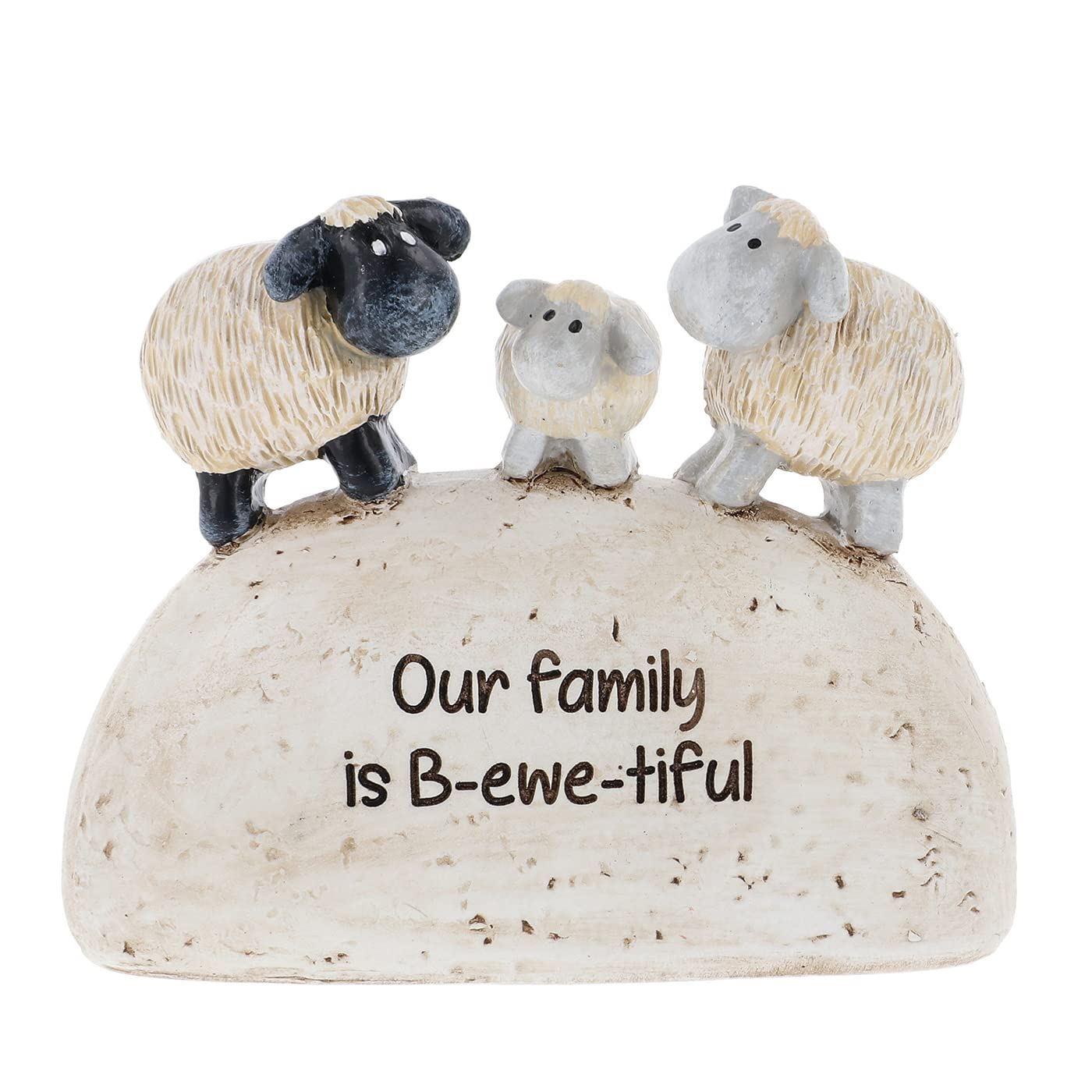 Shudehill Giftware Cute sheep resin figurines with heartfelt messages - Picture 9 of 9