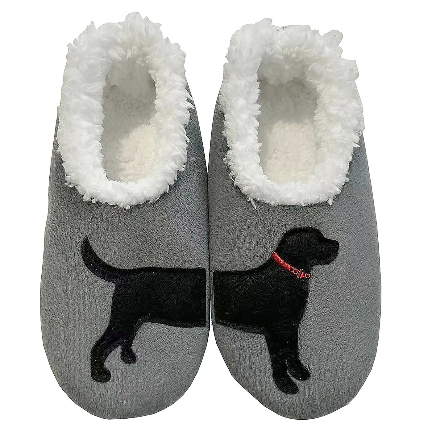 Snoozies Pairables Cats & Dogs Soft Sherpa Fleece Ladies Slippers sizes 3-9 UK - Picture 7 of 9