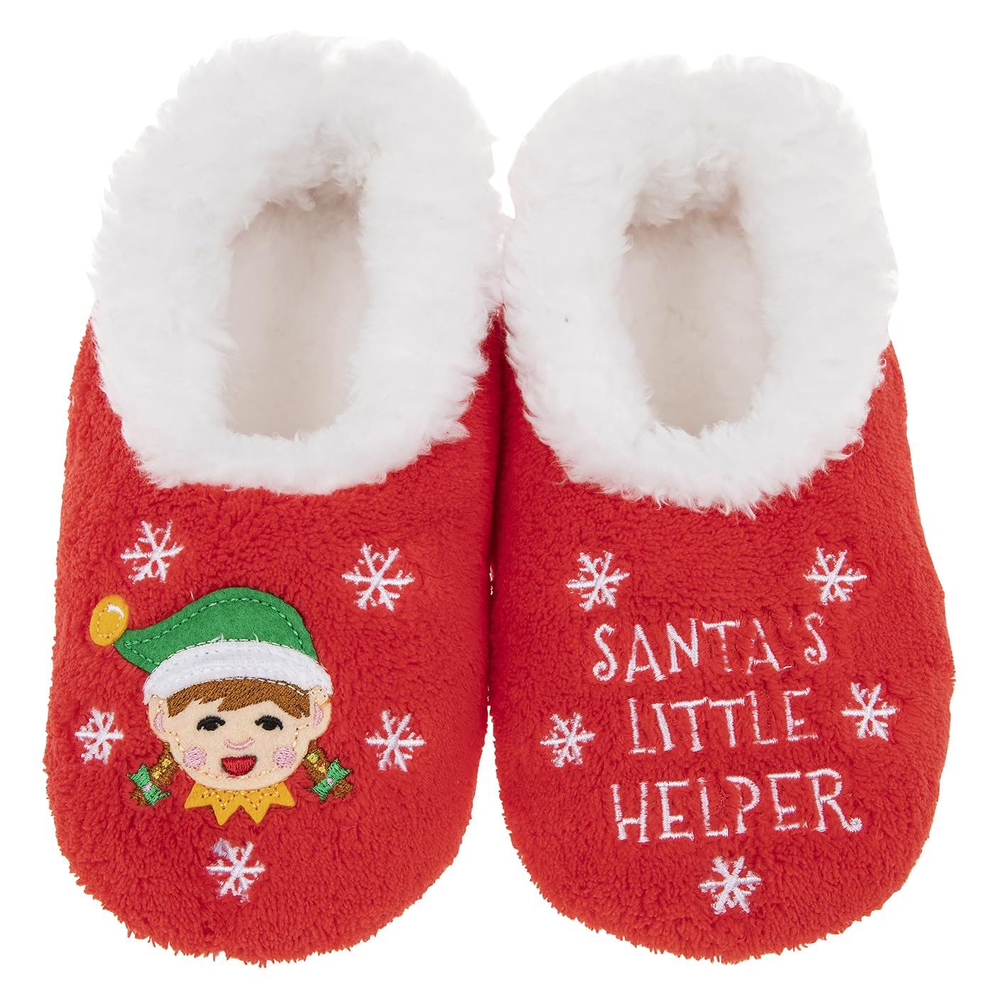 Snoozies Christmas Sherpa Fleece Slipper Pairables - Men, Ladies & Kids - Picture 5 of 7
