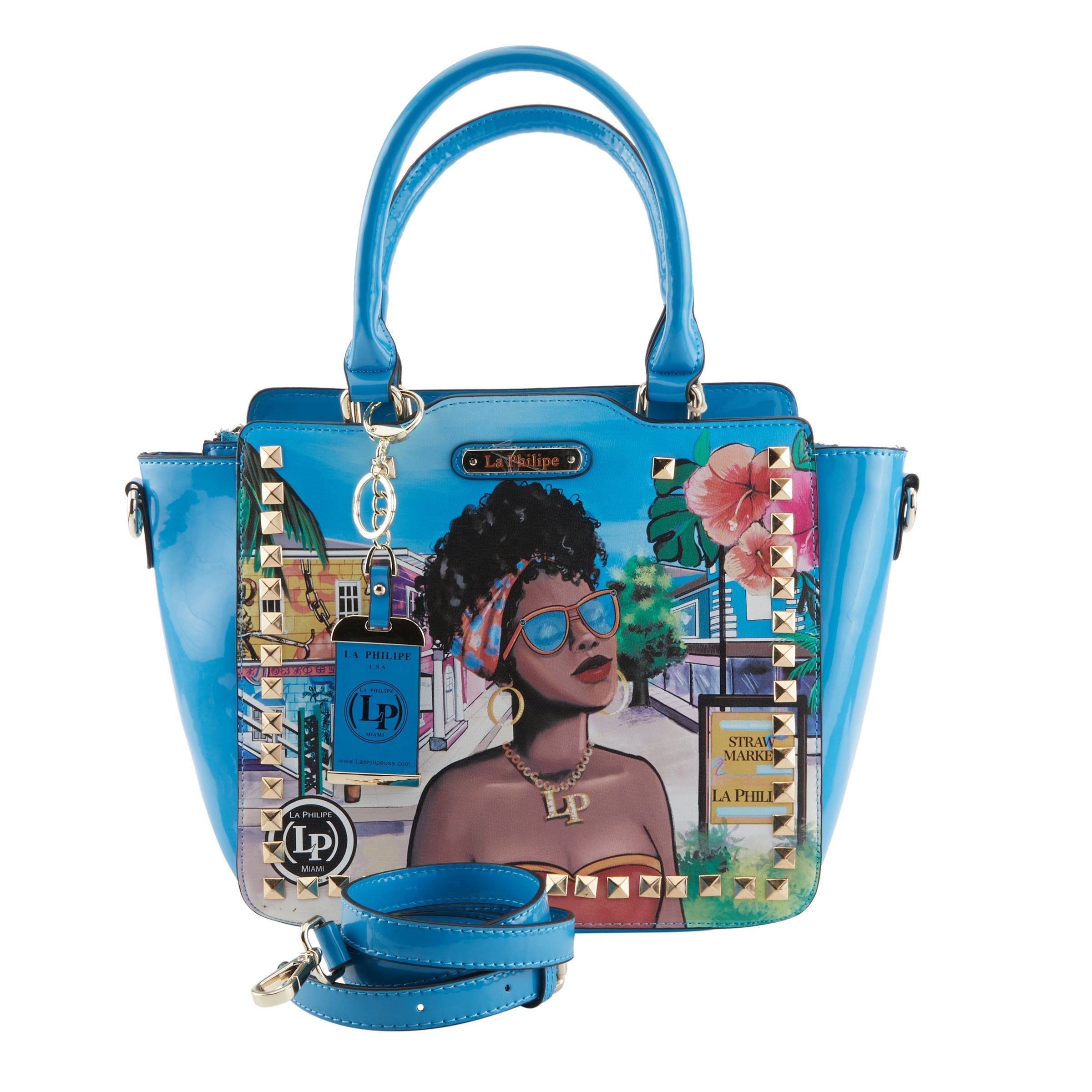 LA PHILIPE BLUE IN BAHAMAS WOMEN HAND BAG - Picture 6 of 6