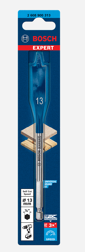 Bosch EXPERT Self Cut Speed Spade Drill Bit 13 x 152 mm