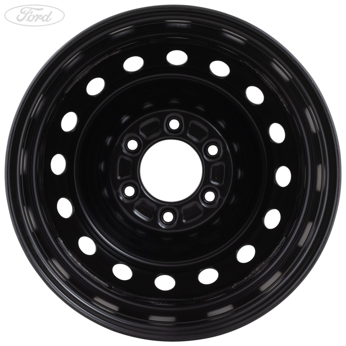 Genuine Ford Ranger Mk4 17" Spare Steel Wheel Black 6 Stud Single 2011