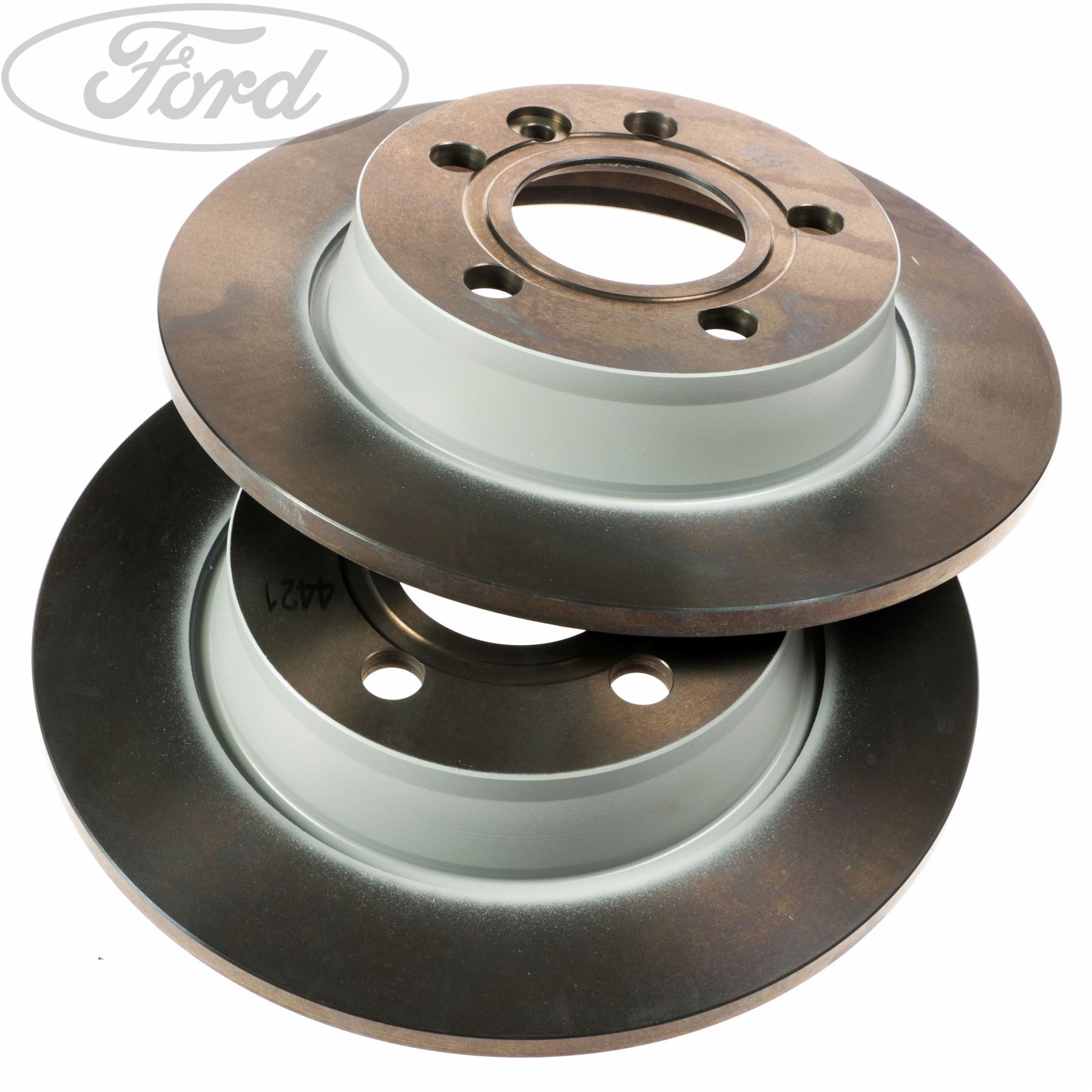 Brake Discs 268mm Solid Ford Galaxy 2.3 16V 2.8 V6 Rear Delphi Brake Pads