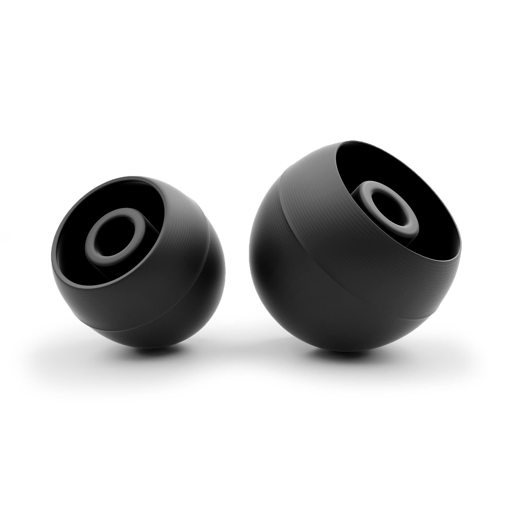 Okuli 12 Gommini In Silicone Per Shure SE215 – 6 Piccoli E 6 Medi, Colore Nero
