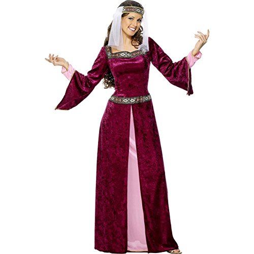 Adult Maid Marion Ladies Robin Hood Fancy Dress Party Costume - Picture 6 of 7