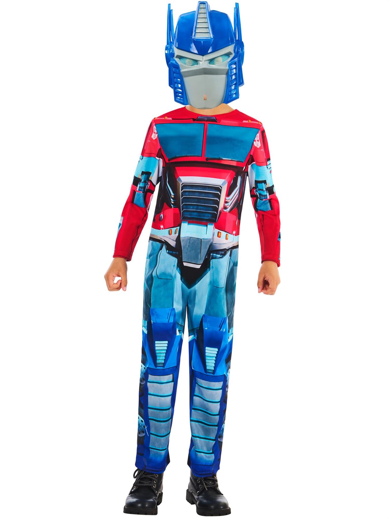 Child Official Transformers Optimus Prime Superhero Car Fancy Dress Costume - Picture 7 of 8