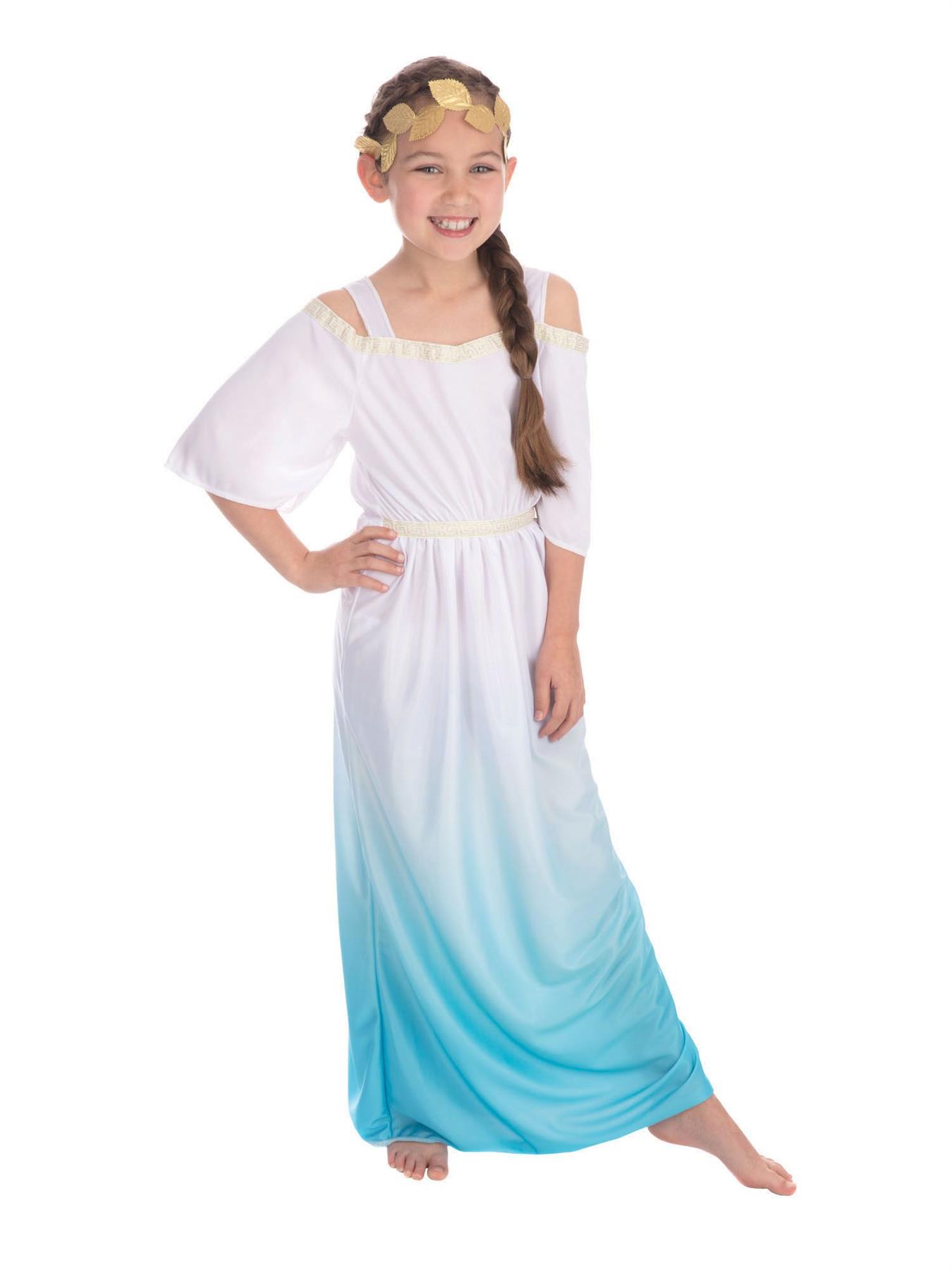 Costume vestito bambina bambina dea greca romana storia antica libro settimana - Foto 3 di 5