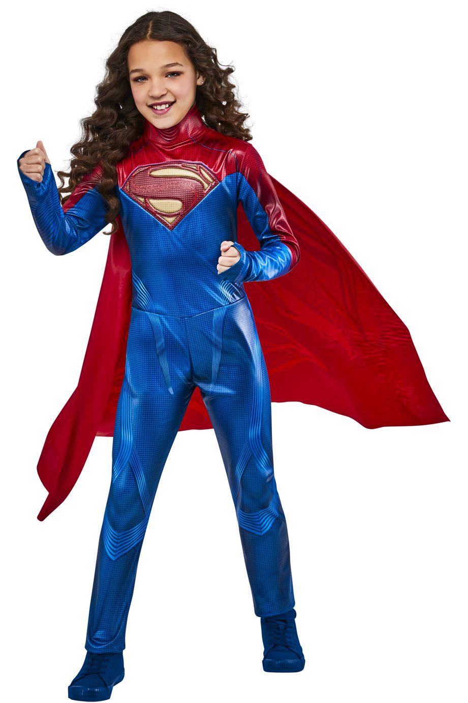 Offizielles Supergirl Superheldin DC Comics Kostüm für Kinder Mädchen - Bild 3 von 5