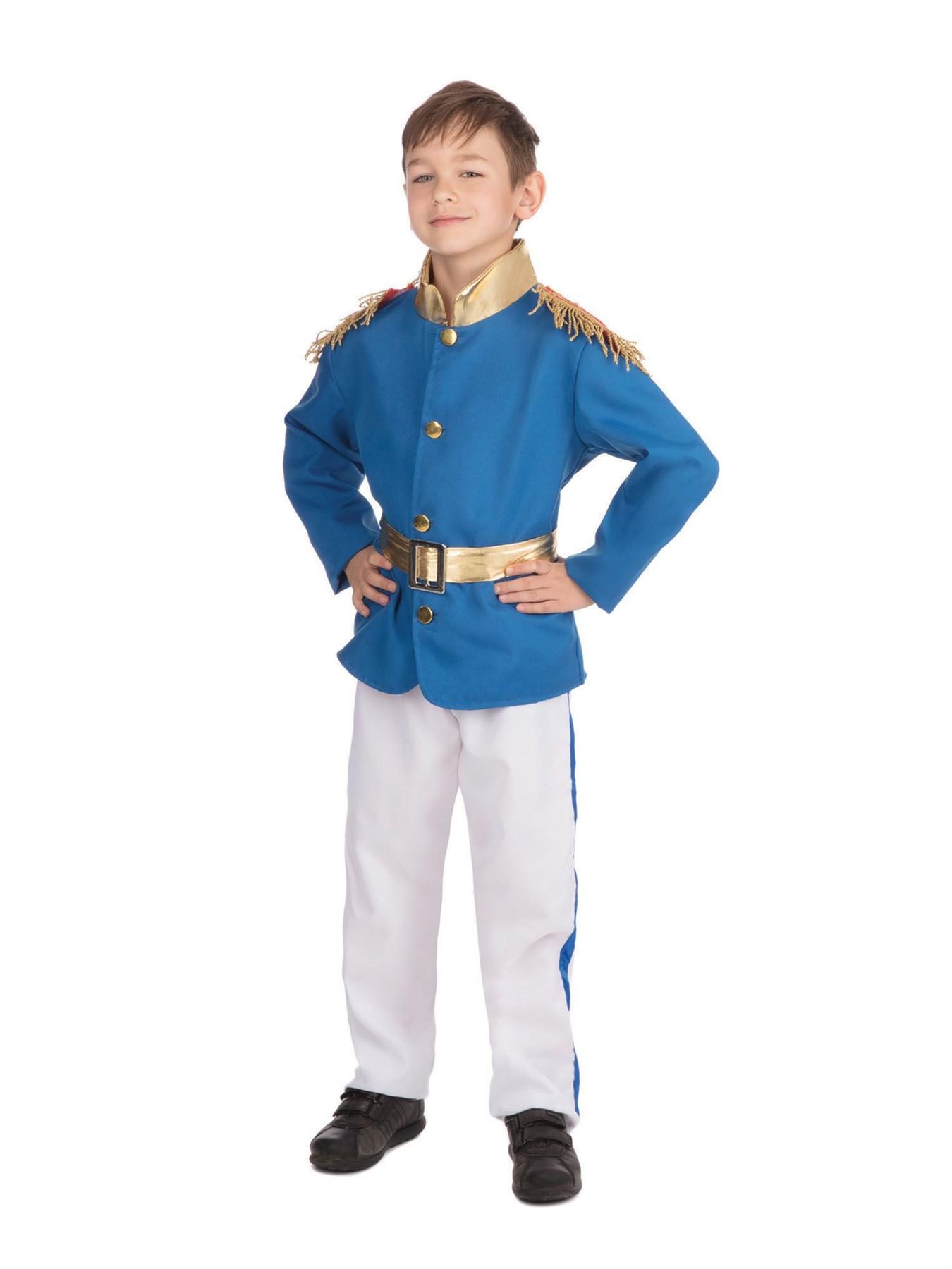 Kinder Jungen Prinz bezaubernder König Märchen Kostüm - Bild 6 von 6