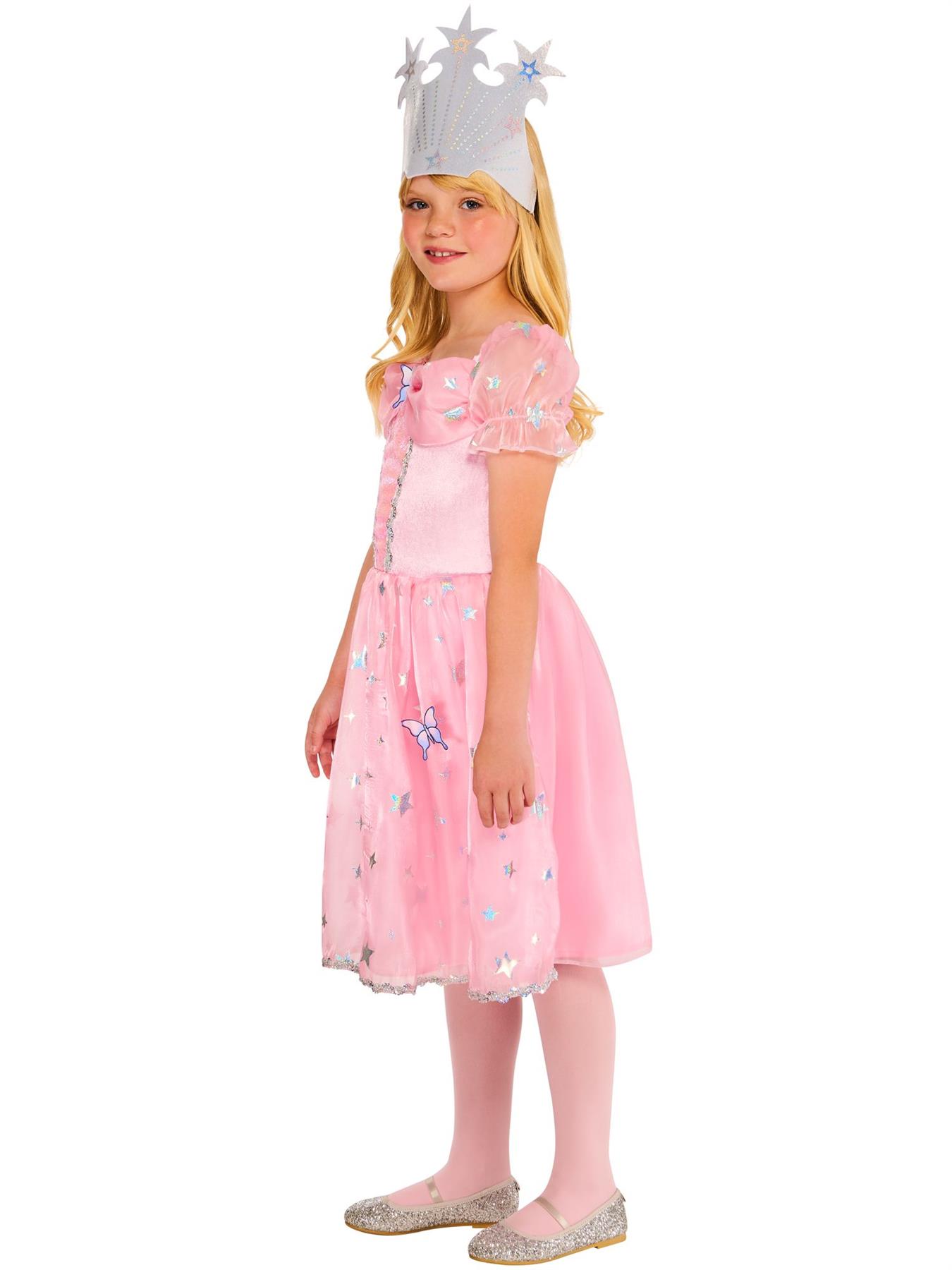Child Official Glinda Wizard of Oz Wicked Book Week Fancy Dress Costume - Picture 8 of 8