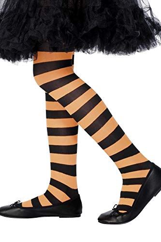 Kindergröße Hexen gestreifte Strumpfhose Halloween Kostüm Zubehör verschiedene Farben - Bild 4 von 7
