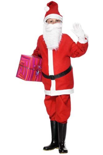 Child Santa Boy Christmas Fancy Dress Party Costume - Picture 5 of 5