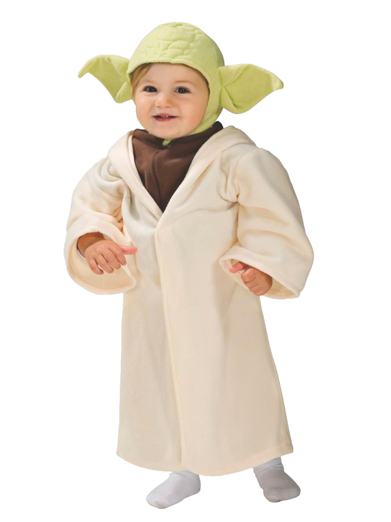 Baby Toddler Official Star Wars Yoda Fancy Dress Costume - Picture 6 of 6