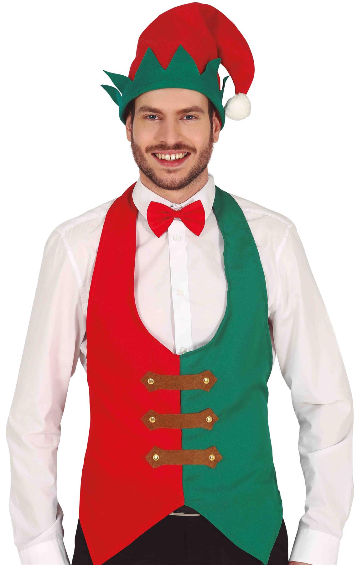 Mens Christmas & Elf Waistcoats Fancy Dress Costume eBay