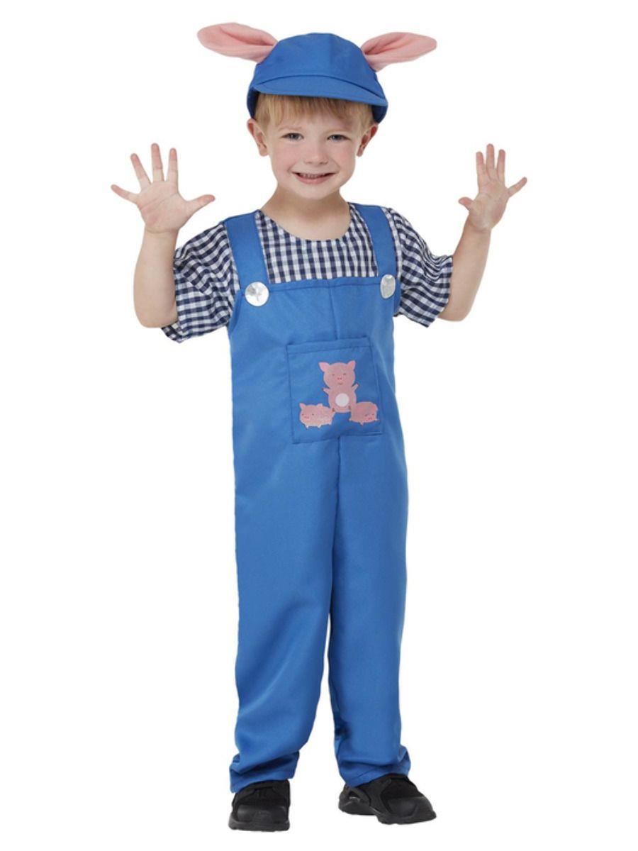Toddler Three Little Pig Country Piggy Costume - Picture 5 of 5