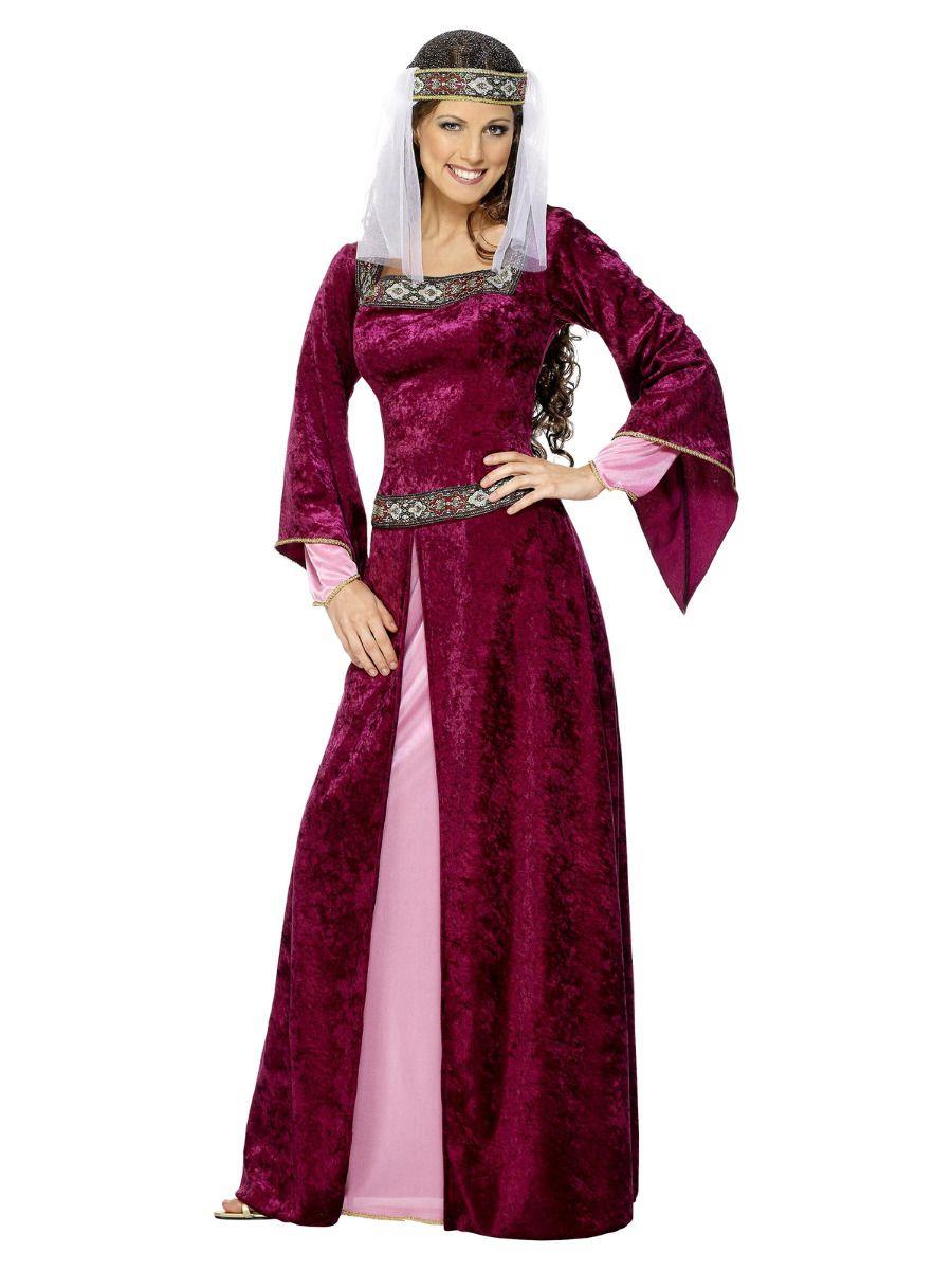 Adult Maid Marion Ladies Robin Hood Fancy Dress Party Costume - Picture 3 of 7