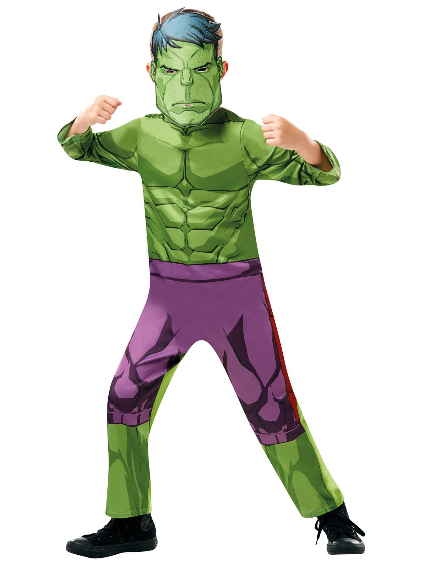 Offizielles Marvel Avengers Incredible Hulk Kostüm für Kinder - Bild 5 von 6