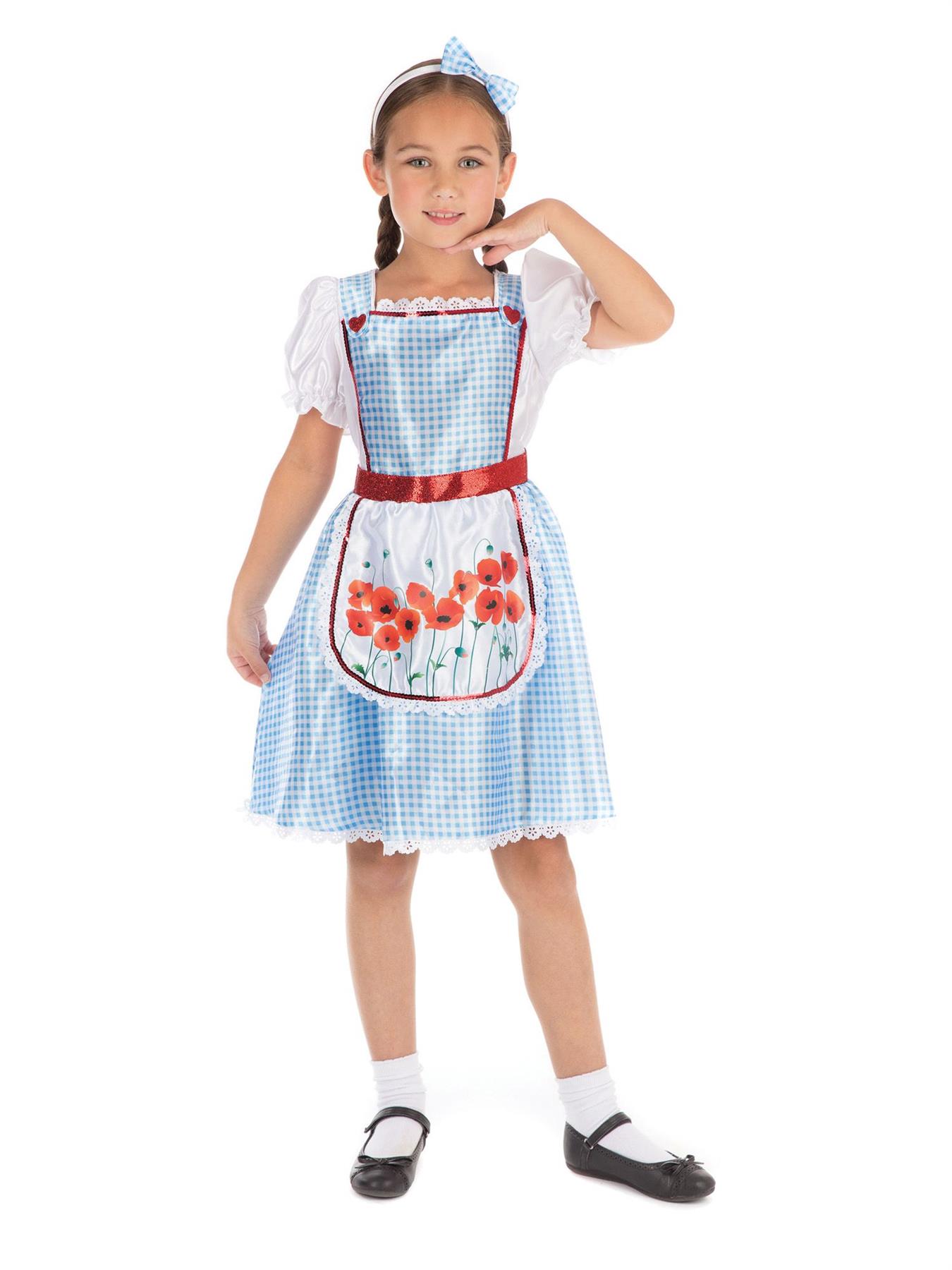 Child Girls Dorothy Fairy Tale World Book Day Fancy Dress Costume - Picture 10 of 10
