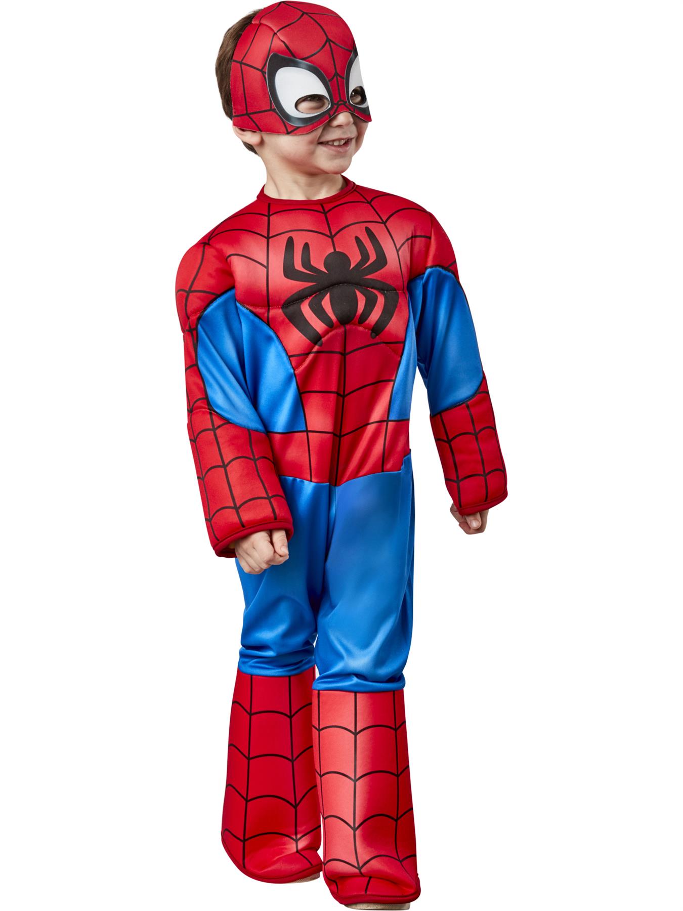 Kleinkind Kind offizielles Marvel Deluxe Spider Man Kostüm - Bild 6 von 7