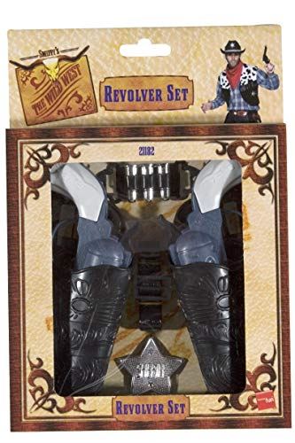 Kostüm Western Pistole, Holster & Abzeichen Wilder Westen Party Requisite - Bild 2 von 4