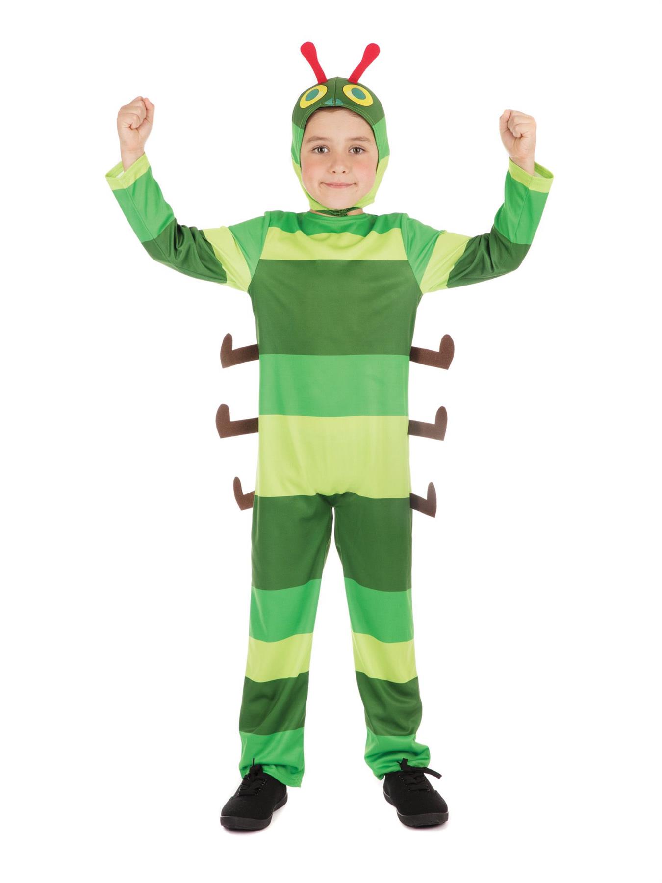 Costume vestito bambino unisex affamato bruco insetto settimana mondiale del libro - Foto 6 di 8
