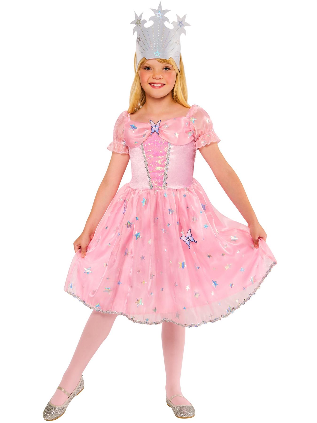 Child Official Glinda Wizard of Oz Wicked Book Week Fancy Dress Costume - Picture 5 of 8