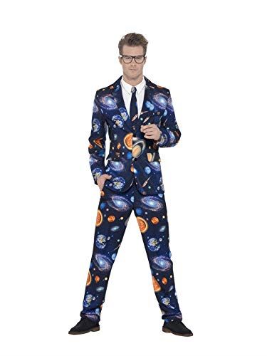 Adult Outer Space Solar Planets 3 Piece Suit Fancy Dress Comedy Costume