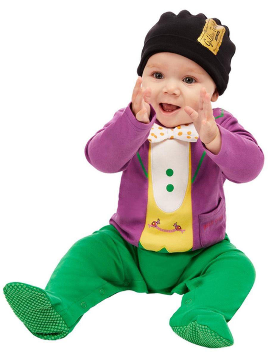 Baby Official Roald Dahl Willy Wonka Baby Costume World Book Day - Picture 3 of 4