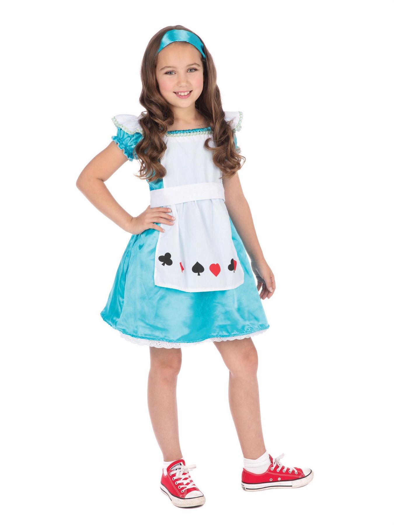 Child Alice in Wonderland Book Week Fairytale Fancy Dress Costume - Picture 3 of 6